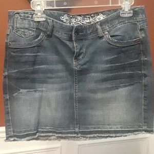 Express Denim Skirt